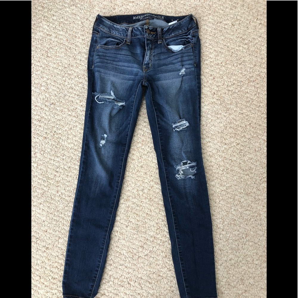 American eagle ripped jeggings!!